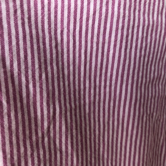 Tommy Hilfiger Pink and White Button Up - Picture 6 of 6